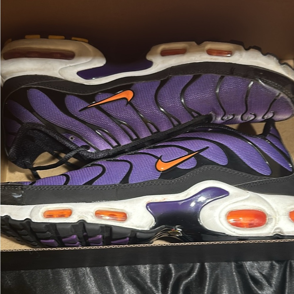 Nike Air Max Plus Purple and Black Sneakers